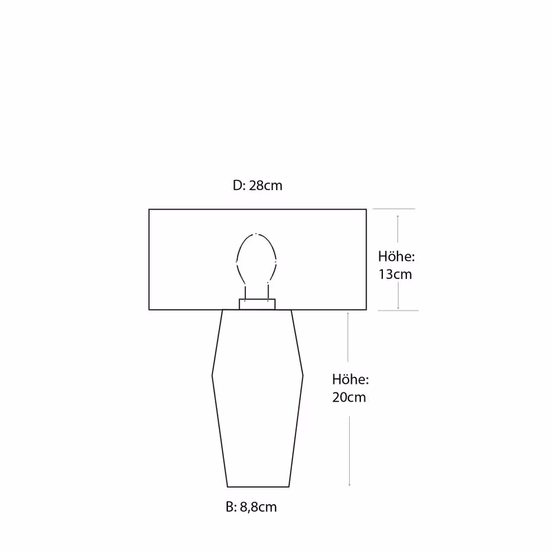 Pura Holz Tischlampe | Schirm aus Heu Rosenblüte