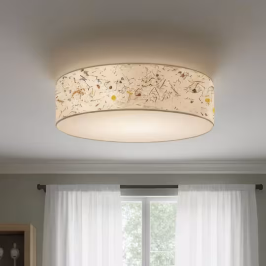 Deckenlampen fürs Esszimmer aus Holz - Designer Grundbeleuchtung zentral für moderne Essräume mit natürlichen Materialien