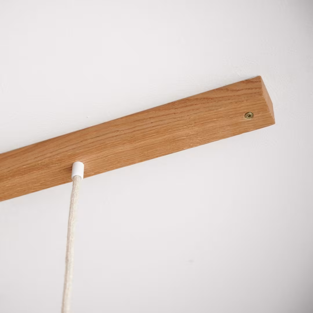 Handgemachte Loden-Pendelleuchte Konus 3er Set in Grau von LeuchtNatur, umweltfreundlich und stilvoll. - das Bild 2