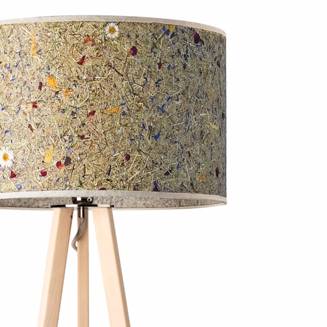 Ligno Holz Stehlampe aus natürlichen Materialien, handgefertigt und umweltfreundlich, mit 5 Jahren Garantie. - das Bild 5