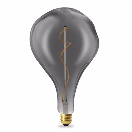 Handgefertigte E27 LED Lampe A165 - 4W Smoky, umweltfreundlich, aus Holz, Premium-Qualität, 5 Jahre Garantie. - das Bild 1