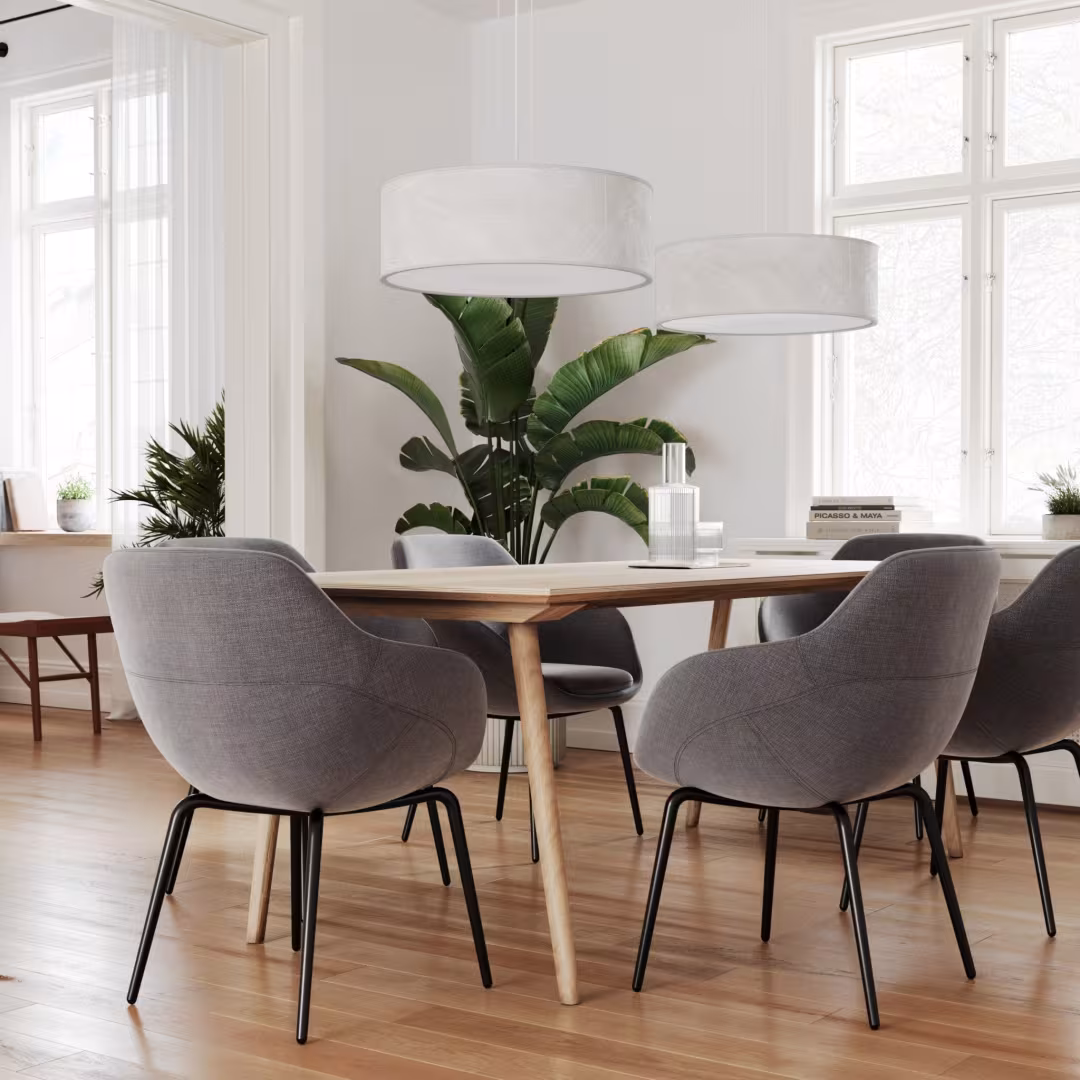 Handgemachte Natur Pendelleuchte Discus aus Blättern, umweltfreundlich, Premium-Qualität mit 5 Jahren Garantie. - das Bild 3