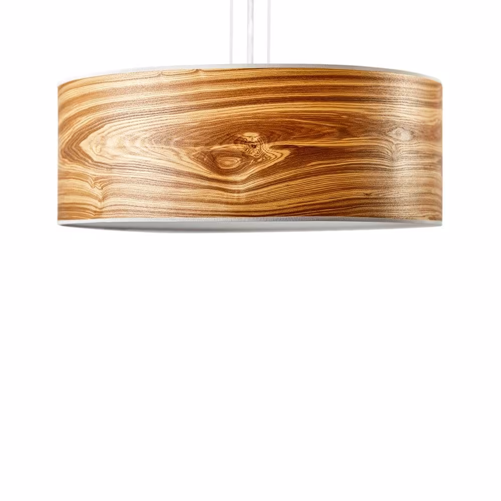 Holz Pendelleuchte Discus von LeuchtNatur aus Olivesche, handgefertigt, premium Qualität, umweltfreundlich. - das Bild 2