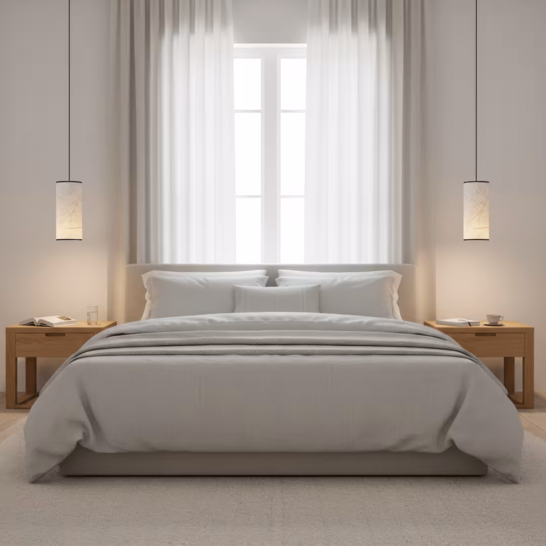 Natur Pendelleuchte Nux von LeuchtNatur: Handgemachte Hängelampe aus Blättern, umweltfreundlich und edel. - das Bild 3