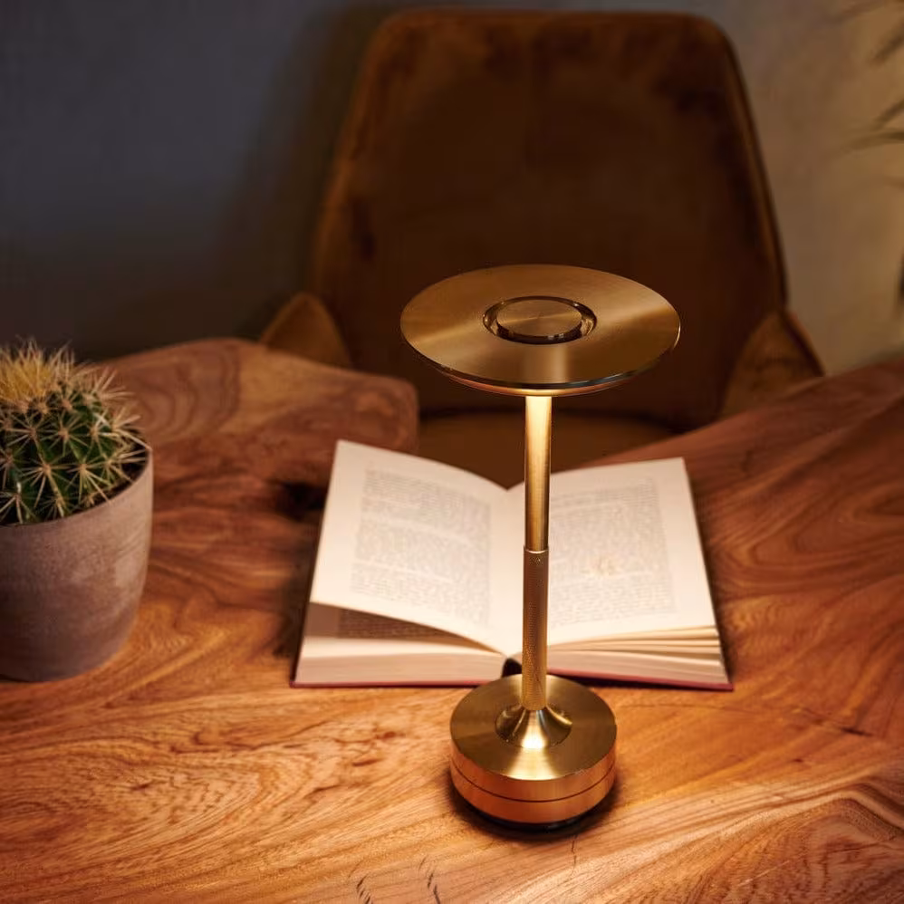 Luxa kabellose Tischleuchte aus Holz, handgefertigt, umweltfreundlich, Premium-Qualität, 5 Jahre Garantie. - das Bild 2