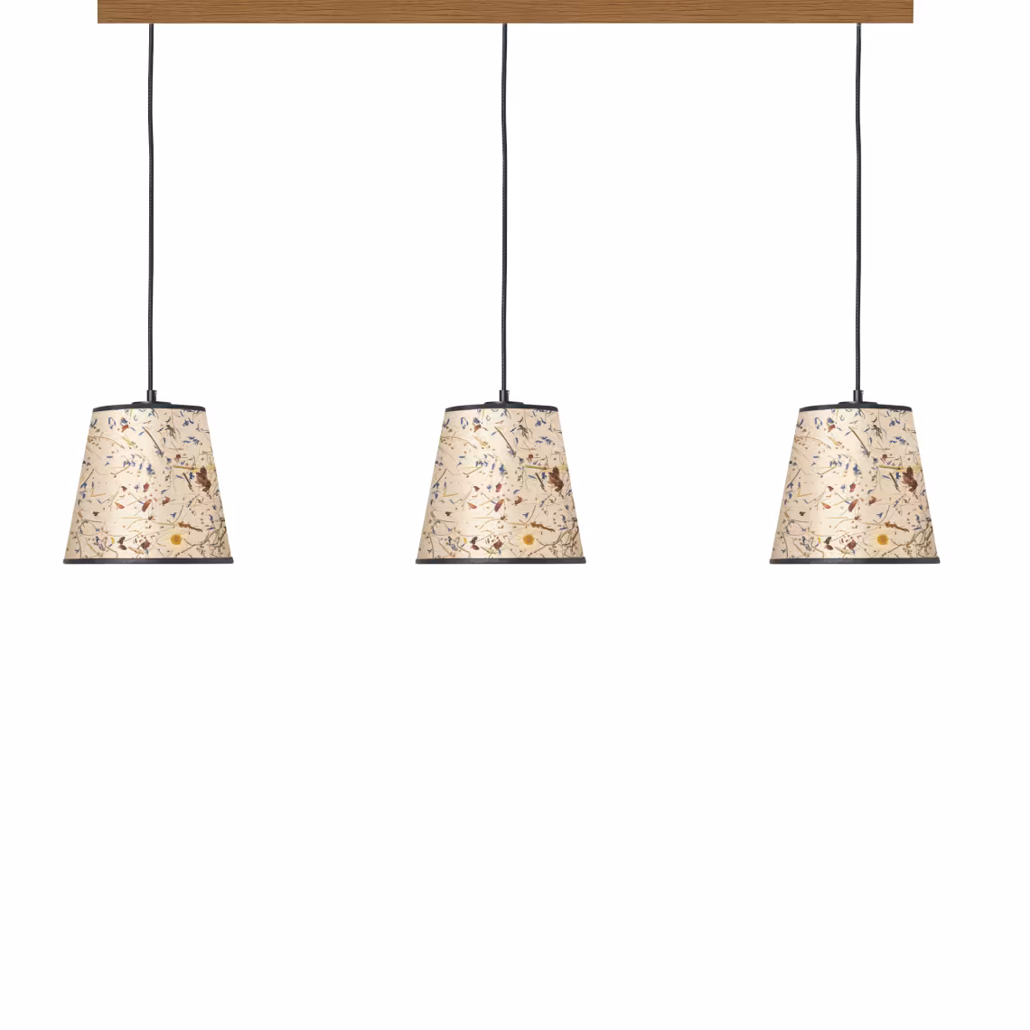 Handgemachte Natur Pendelleuchte Konus 3er Set aus Holz, umweltfreundlich, nachhaltig, Premium-Qualität. - das Bild 1