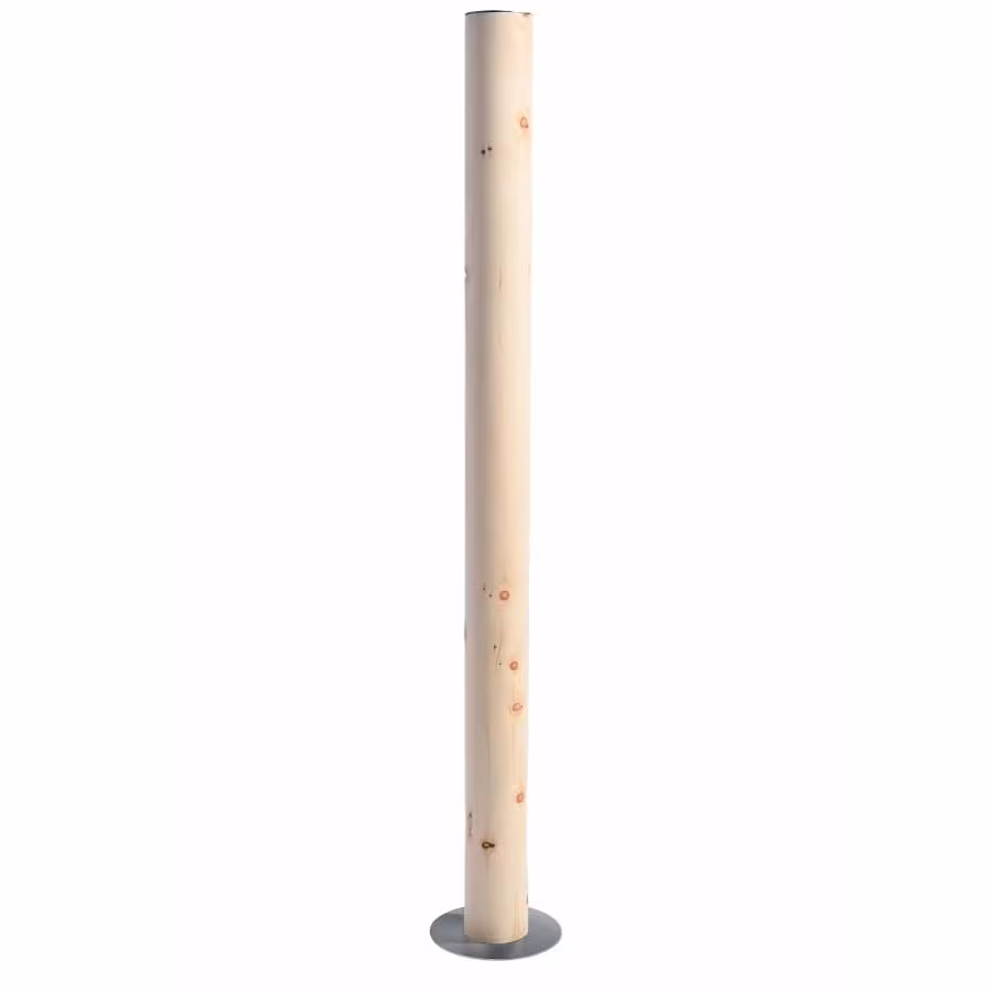 Handgefertigte Columna Stehlampe aus Zirbenholz von LeuchtNatur, nachhaltiges Design mit 5 Jahren Garantie. - das Bild 1