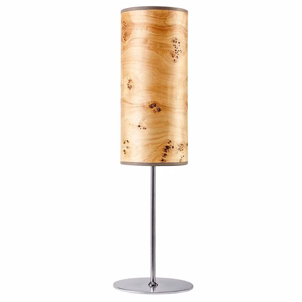 Holz Tischlampe Arboreus aus Pappel Maser, handgefertigt, umweltfreundlich, Premium-Qualität, 5 Jahre Garantie. - das Bild 2