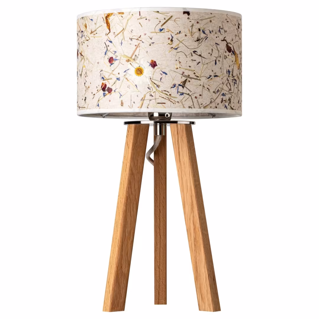 Holz Tischlampe Ligna von LeuchtNatur, handgemacht, aus natürlichen Materialien, Premium-Qualität. - das Bild 4