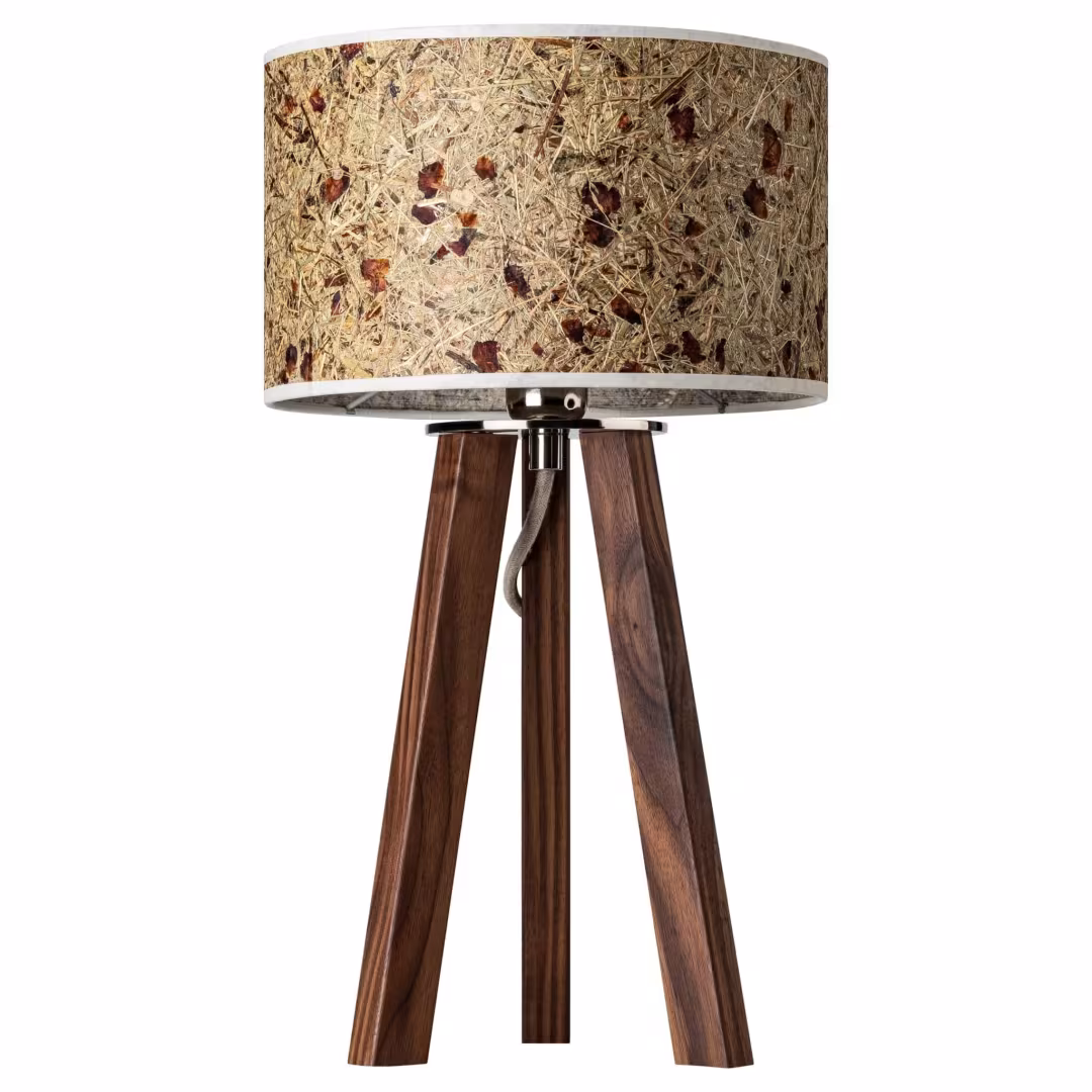 Holz Tischlampe Ligna: Handgefertigt aus Rosenblüten, natürlich, umweltfreundlich, Premium-Qualität, 5 Jahre Garantie. - das Bild 4