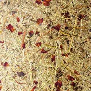 Rosenblüte Lampenschirm mit echten Rosenblüten - romantisches Naturmaterial handgefertigt für Designer Lampen