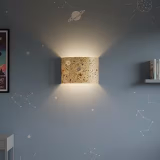 Wandlampen fürs Kinderzimmer aus Holz als Nachtlicht - sichere platzsparende Designer Wandlampen für Kinder